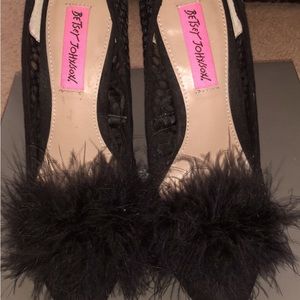 Designer Betsey Johnson heels